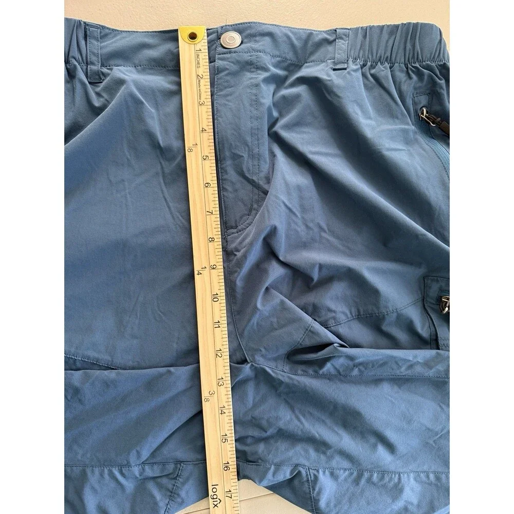 Lot Of 2 Pudolla Hiking Cargo Shorts Mens XXL Black Blue 10” Inseam Golf Outdoor